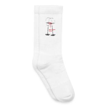Weingläser- brilliante Ideen - Kinder Tennissocken - Weiß - Rechts