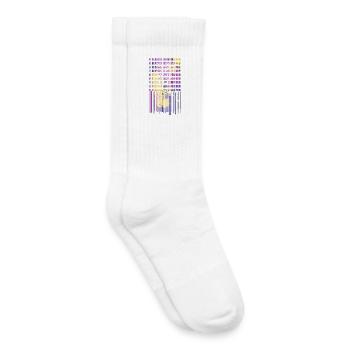 Bring color to your life - Kids Tennis Socks - white - Right