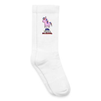 Islandponys Pony Pferde Islandpferde Statement - Kinder Tennissocken - Weiß - Rechts