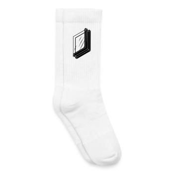 Vitrier en verre thermovitré - Chaussettes de tennis bio enfant - blanc - Droite