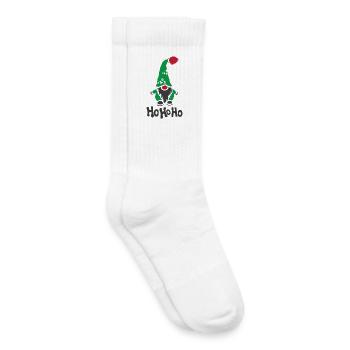 hohoho gnome christmas icon icon graphic - Kids Tennis Socks - white - Right
