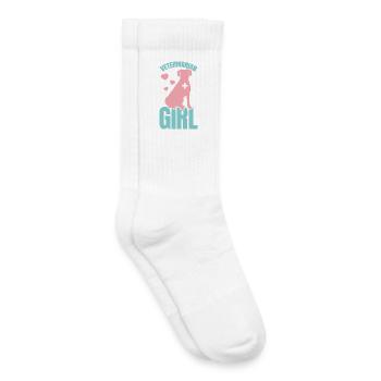 Vétérinaire - Chaussettes de tennis bio enfant - blanc - Droite