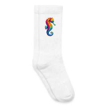 Seepferdchen - Kinder Tennissocken - Weiß - Rechts