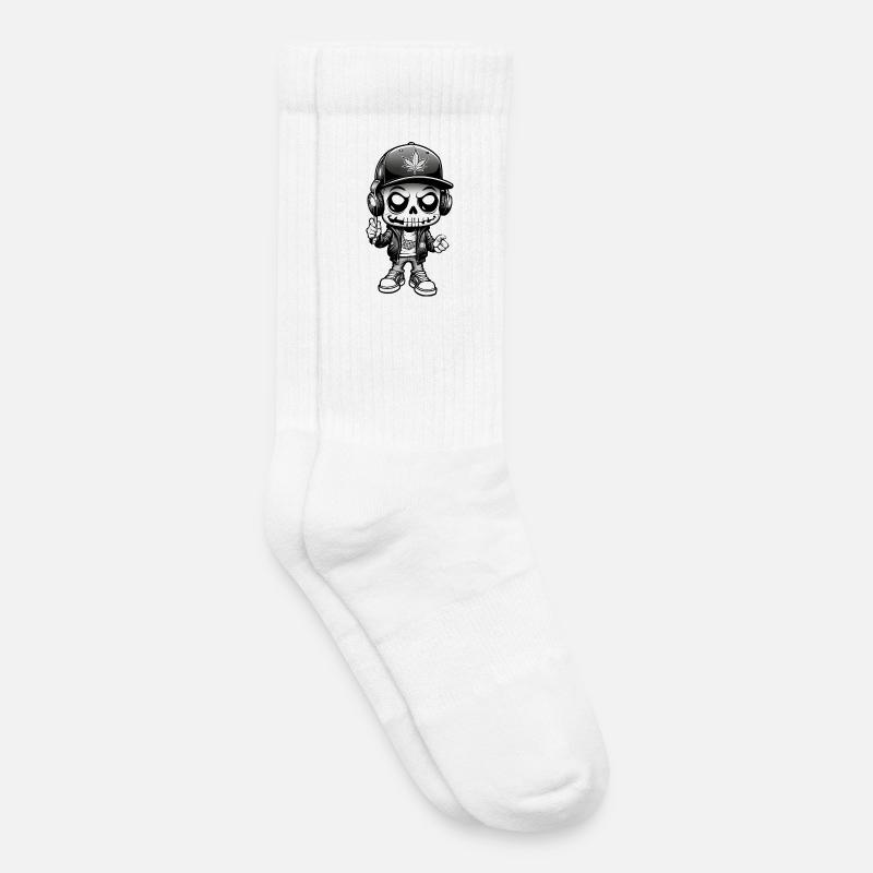 Chill mal - Kinder Tennissocken - Weiß