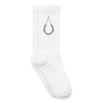 Fer à cheval pour vous porter chance - Chaussettes de tennis bio enfant - blanc - Droite