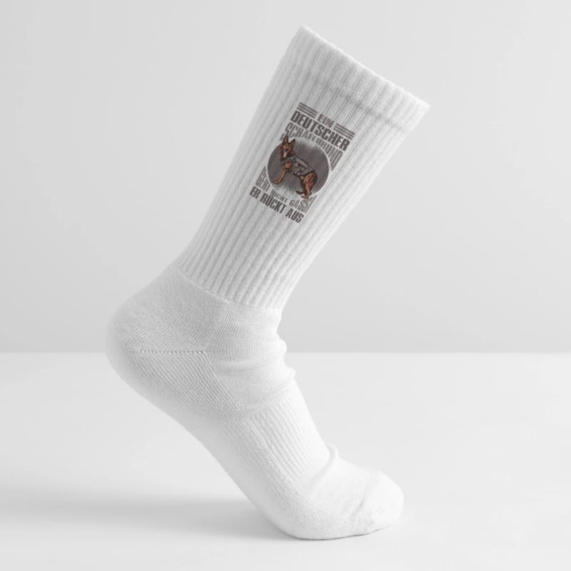 Schäferhund Geschenke Hund Herrchen Gassi Kinder Tennissocken