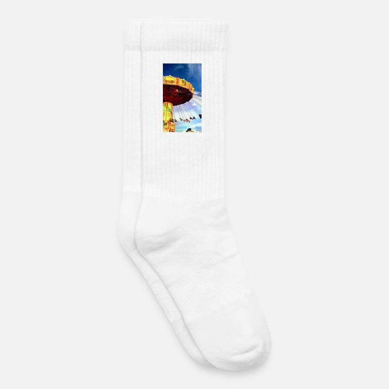 Karussell - Kinder Tennissocken - Weiß