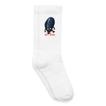 Oh mon étoile - Chaussettes de tennis bio enfant - blanc - Droite