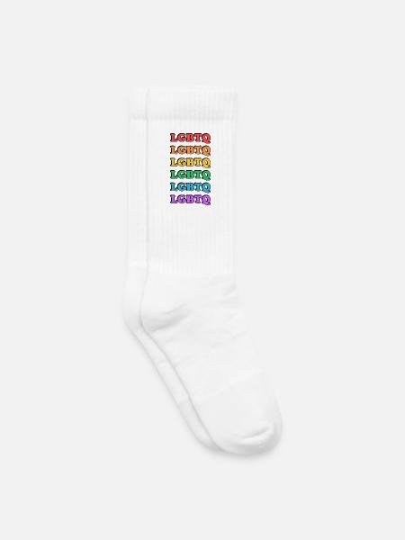 Rainbow LGBTQ - Kinder Tennissocken - Weiß