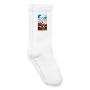 Flüstern am See - Kinder Tennissocken - Weiß - Rechts