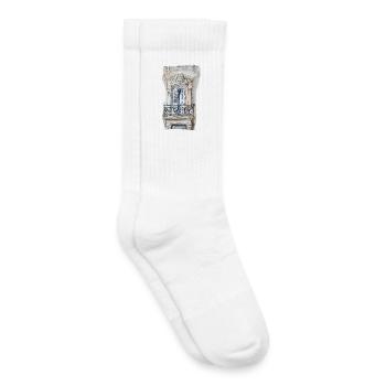 Architectural Drawing France - Kids Tennis Socks - white - Right