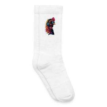 Truthahn Hühner Vogel Truthuhn Pute Fasan Turkey - Kinder Tennissocken - Weiß - Rechts