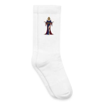 Freya Cosplay - Chaussettes de tennis bio enfant - blanc - Droite