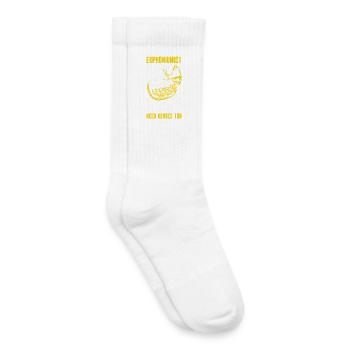 Lecteur d’euphonium vintage - Chaussettes de tennis bio enfant - blanc - Droite