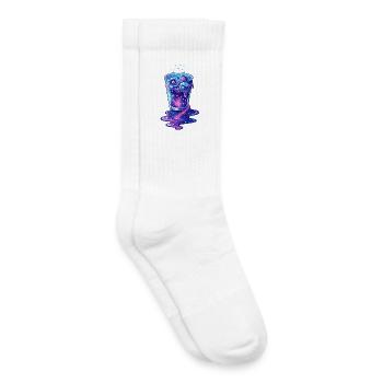 Cosmic Galaxy Melt Cup - Kids Tennis Socks - white - Right