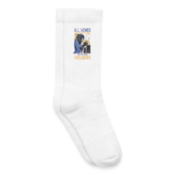 Des cadeaux pour les métallurgistes qui disent le soudeur - Chaussettes de tennis bio enfant - blanc - Droite