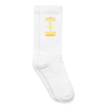 Cheerleader Großmutter - Kinder Tennissocken - Weiß - Rechts
