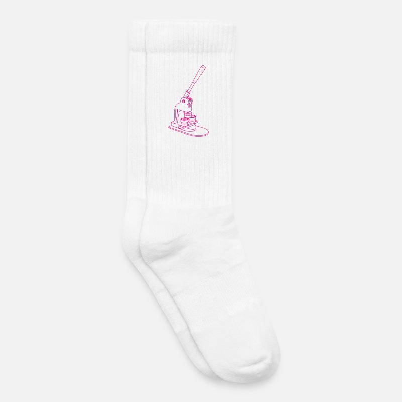 Buttonmachine - Chaussettes de tennis bio enfant - blanc