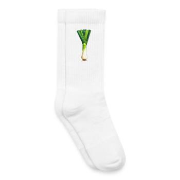 Leeks / Leeks - Kids Tennis Socks - white - Right