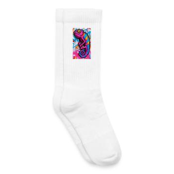 chameleon - Kids Tennis Socks - white - Right