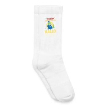 Kita Erste Klasse Dinosaurier Schüler Kindergarten - Kinder Tennissocken - Weiß - Rechts