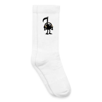 Musiknote - Kinder Tennissocken - Weiß - Rechts