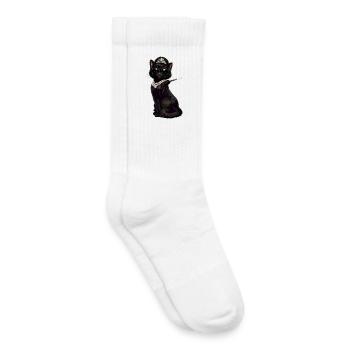 Cat Audrey - Kids Tennis Socks - white - Right