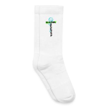 MADAFAKA - Kids Tennis Socks - white - Right