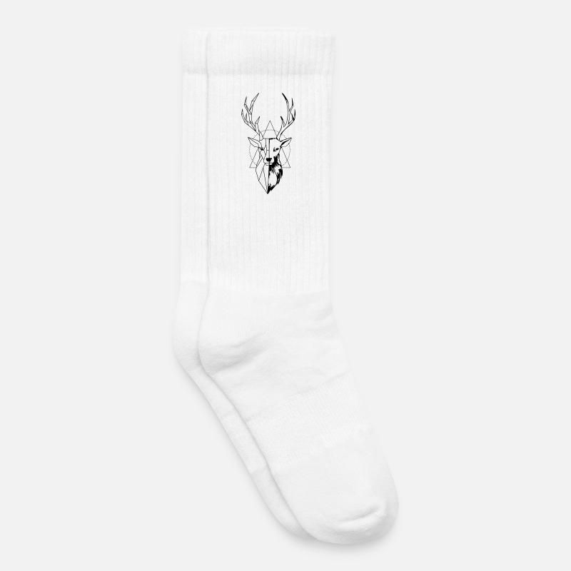 Hirsch - Kinder Tennissocken - Weiß