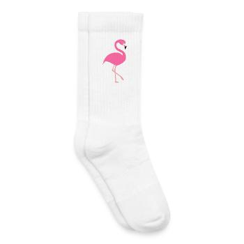 Flamingo - Kinder Tennissocken - Weiß - Rechts