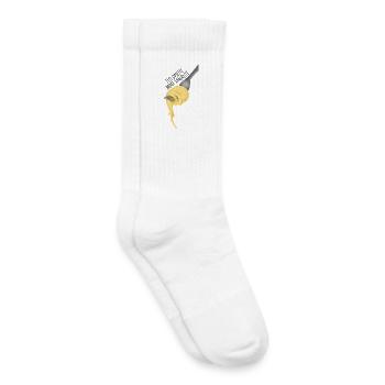 Less upsetti more spaghetti - Kids Tennis Socks - white - Right