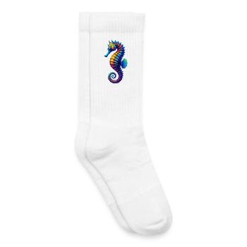 Seepferdchen - Kinder Tennissocken - Weiß - Rechts