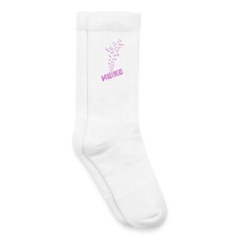 Gift for Meike - Kids Tennis Socks - white - Right