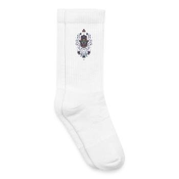 Spirituality Sacred Geometry Lotus Flower - Kids Tennis Socks - white - Right