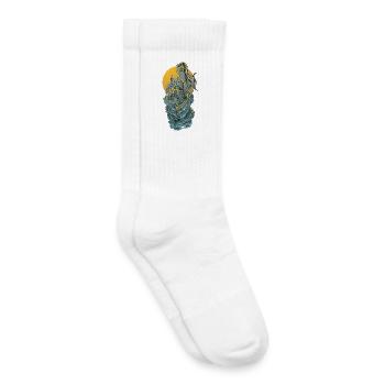 Goddess Warrior Bow Illustration - Kids Tennis Socks - white - Right
