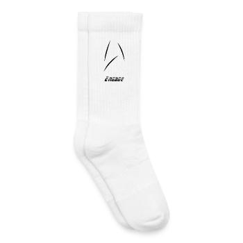 star engage minimal - Kids Tennis Socks - white - Right