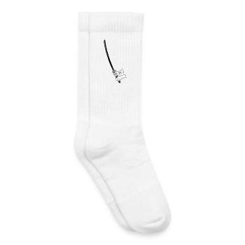Samouraï Busihdo katana à deux mains - Chaussettes de tennis bio enfant - blanc - Droite