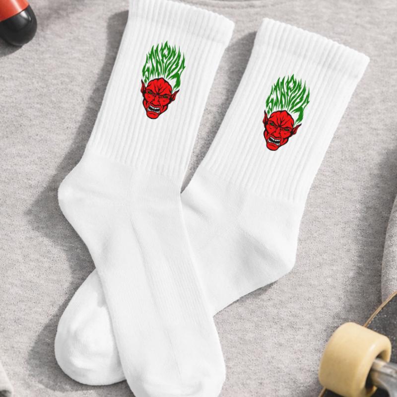 Stapooa couleur démoniaque Chaussettes de tennis bio enfant
