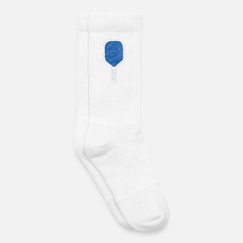 Pickleball-Schläger - Kinder Tennissocken - Weiß