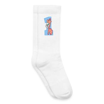 Girls Trip Memories & Friends | Vacation - Kids Tennis Socks - white - Right