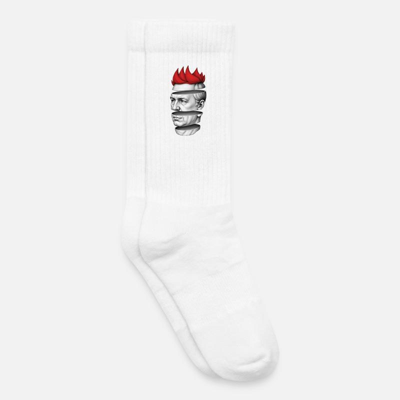 PUNKS NOT DEAD #4 – Steam Punk'n'Roll - Kinder Tennissocken - Weiß