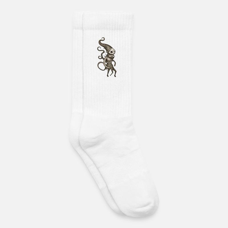 BUG #5 - dark hell - Kids Tennis Socks - white