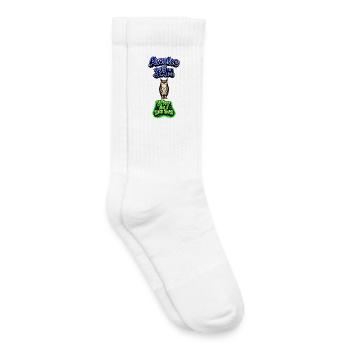 Wake Up at 3 A.M. - Owl Humor - Kids Tennis Socks - white - Right