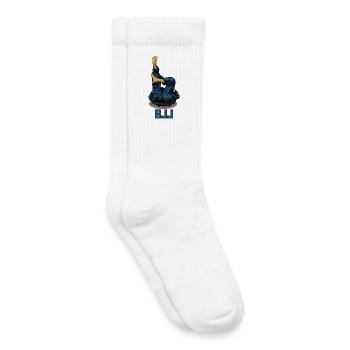 BJJ Triangle - Kids Tennis Socks - white - Right