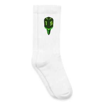 Golf Tee Abschlag Logo - Kinder Tennissocken - Weiß - Rechts