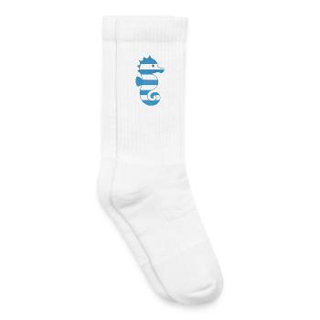 Sea horse - Kids Tennis Socks - white - Right