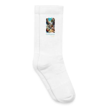 Camagüey Cuba City Travel Design - Kids Tennis Socks - white - Right