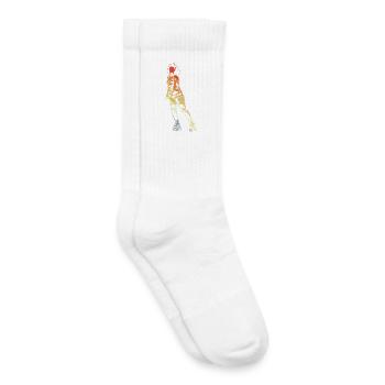 Roller skater - Kids Tennis Socks - white - Right