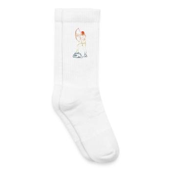 Archer Vintage Look - Kids Tennis Socks - white - Right