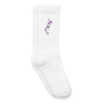 Eheringe, Hochzeit, Ehe, zwei Ringe - Kinder Tennissocken - Weiß - Rechts